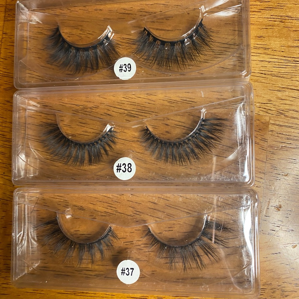 Pick 3 Pairs ✨ False Lashes Fluffy Wispy Mink - Picture 4 of 5